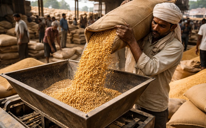 Indian Chickpea FOB Prices Edge Higher as Domestic Mandi Market Firms