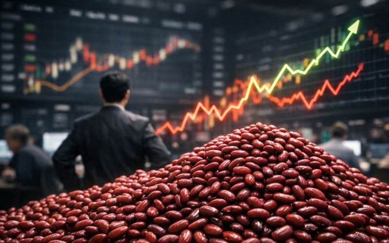 Feijão Vermelho Chinês Mantém-se Estável à Medida que a Demanda de Exportação Permanece Lenta