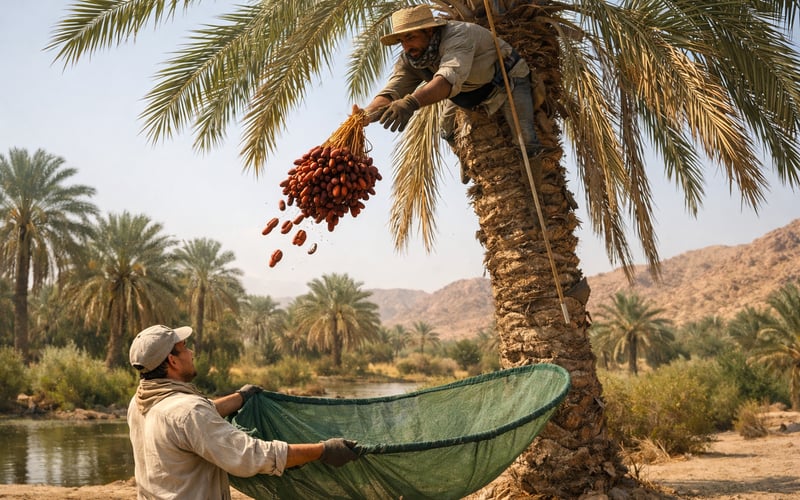 Organic Date Prices Hold Firm as Summer Heat Builds in Algeria, Pakistan & Palestine