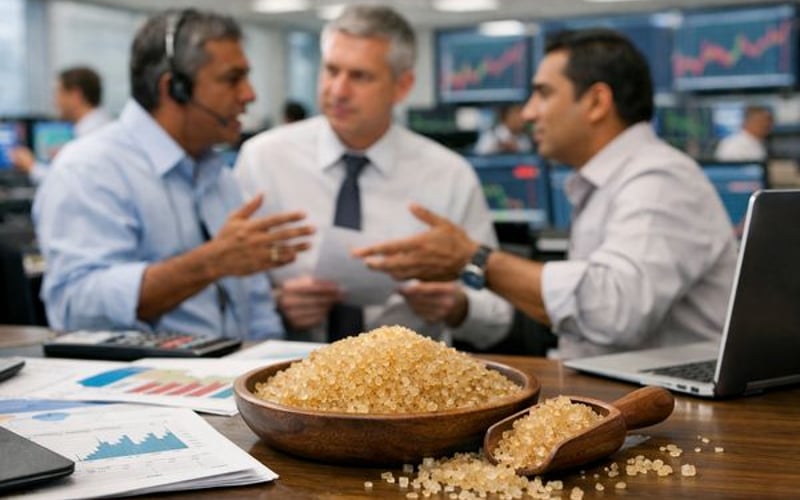 Indian Sugar Under Mild Pressure as UP Mills Discount and Global Futures Soften