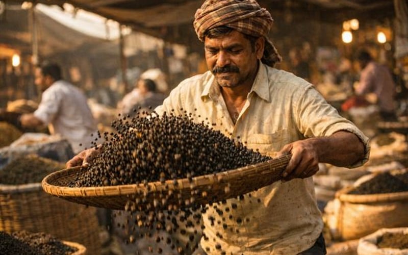 Los precios de la pimienta negra disminuyen ligeramente mientras las primas de India se mantienen sobre Vietnam y Sri Lanka