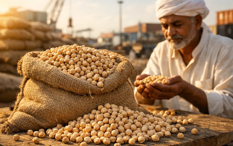 Chickpeas Market: India’s Customs Shift Eases Import Nerves