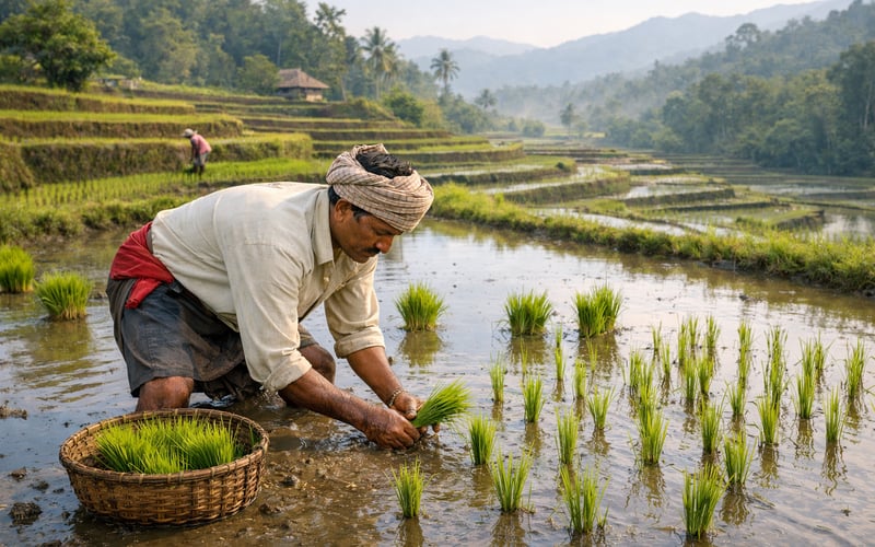 New Indian Paddy Arrivals Pressure Basmati While Global Rice Prices Stay Firm