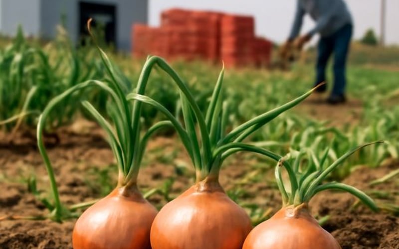 Onion Prices Ease as India Supply Builds and Egypt Export Window Opens