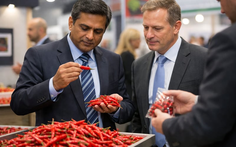India red chilli holds firm in narrow range as exports slump, crop risks build