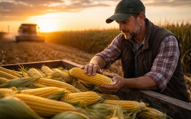 Ukraine Corn Under Harvest Pressure as Carryover Stocks Cap Prices