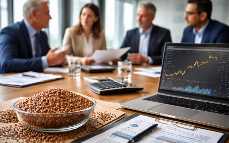 Flax Prices Hold Firm as Canada and Kazakhstan Anchor the Market
