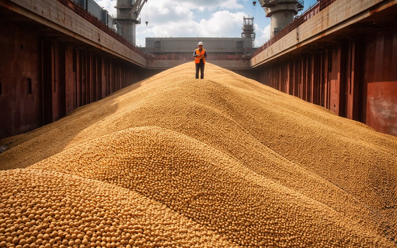 Soybeans pressured by weak Chinese demand and looming Argentine supply