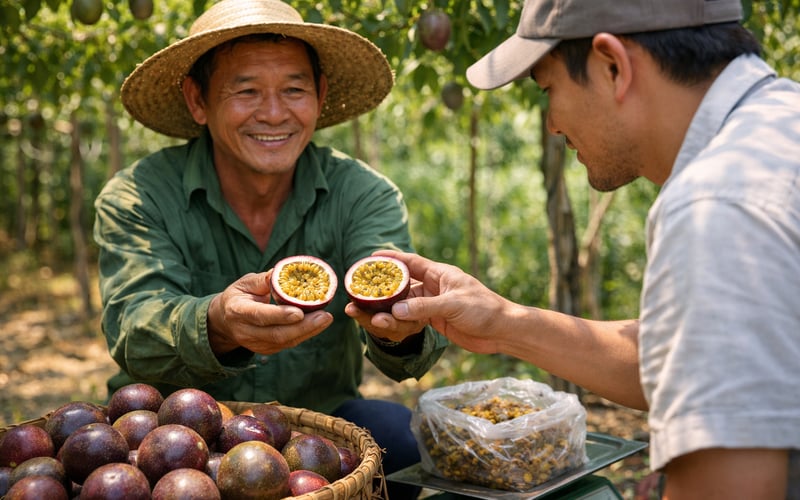 Le prix FOB du fruit de la passion séché au Vietnam reste stable dans un contexte de chaleur et de forte demande à l’export
