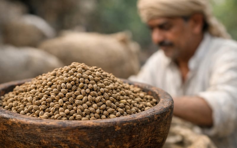 Ajwain FOB Delhi Eases Slightly as Monsoon Showers Stabilise Supply