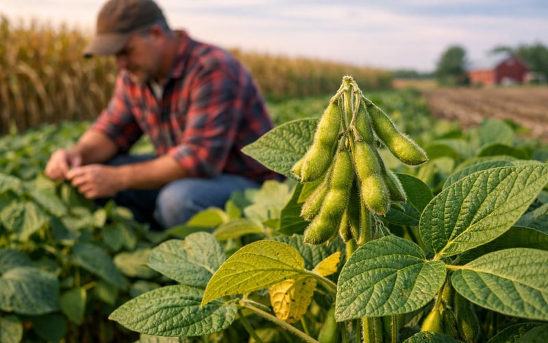 Soybean Complex Softens as Oil Leads Downside, Meal Holds Firm