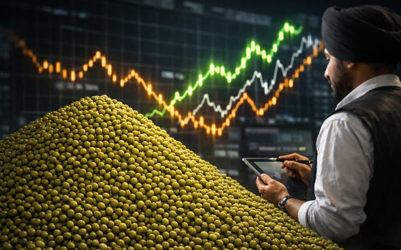 Indian Moong Beans: New Rajasthan Crop and State Stocks Cap Upside