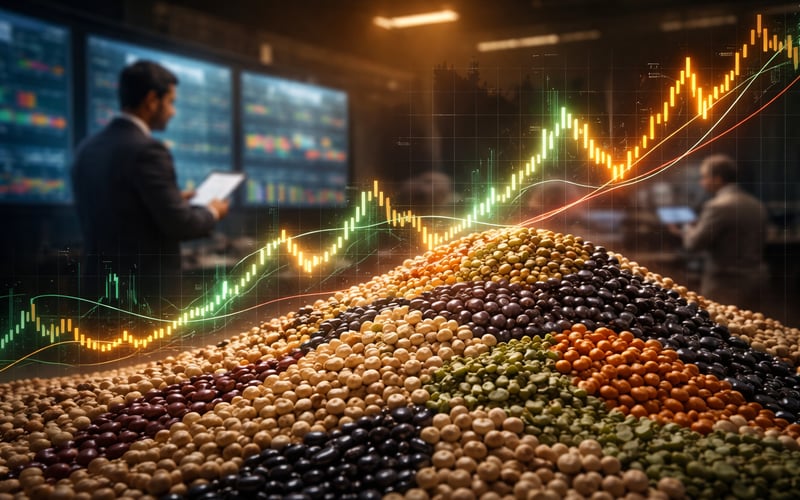India’s Pulse Rally Lifts Global Beans Complex as Drought and Festive Demand Collide