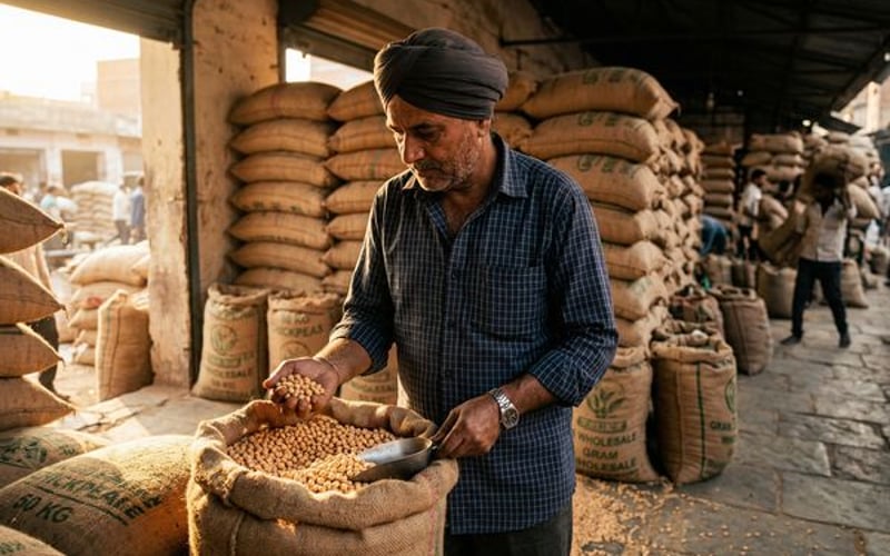 Rally des pois chiches indiens face à une offre limitée et des risques de fret croissants