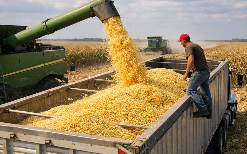 Corn Market Under Pressure as Global Balance Loosens