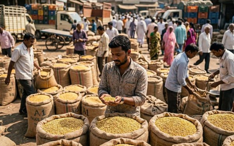 भारत का मसूर बाजार मजबूत स्पॉट कीमतों और बढ़ती आपूर्ति दीवार के बीच फंसा
