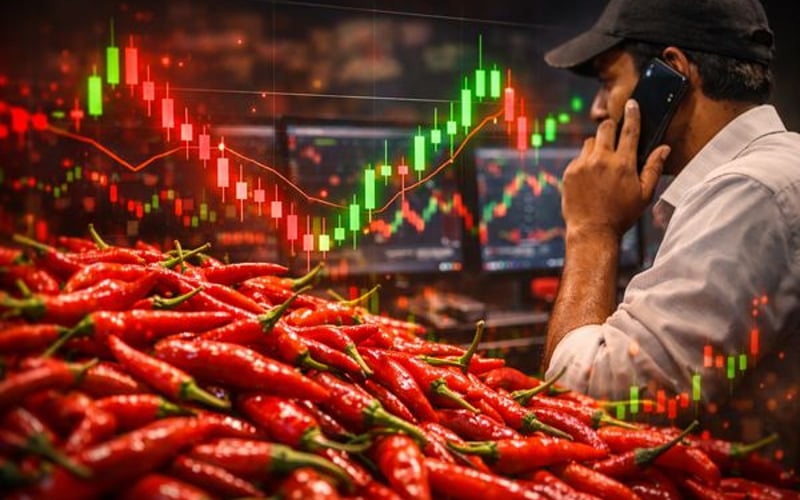 भारतीय मिर्च की कीमतें मजबूत बनी हुई हैं क्योंकि मानसून की बारिश निकट है