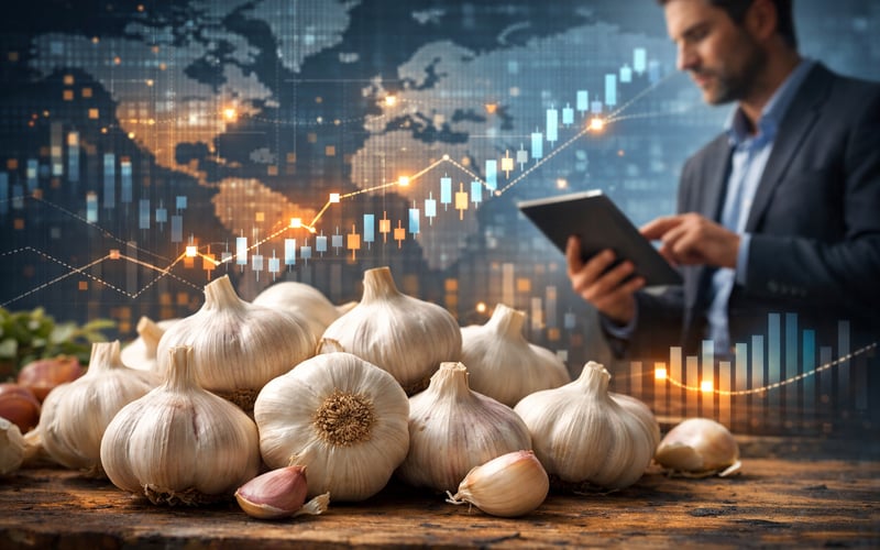 Garlic Market Update: Stable Egyptian FOB and Firm Indian Powder