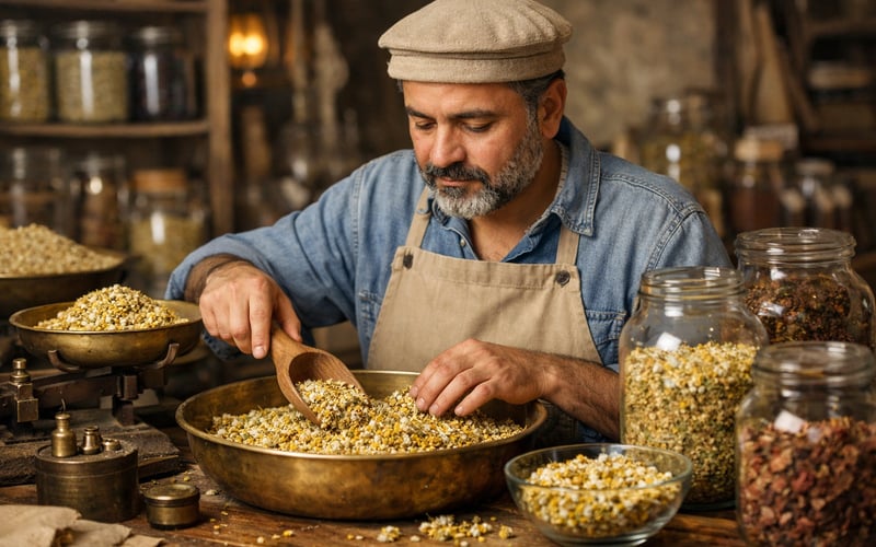 La camomille égyptienne FOB Le Caire reste stable dans un contexte de demande export soutenue