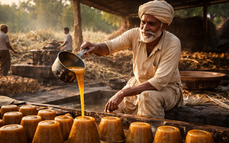 India’s Gur Stays Firm While Sugar Quotas Cap Upside