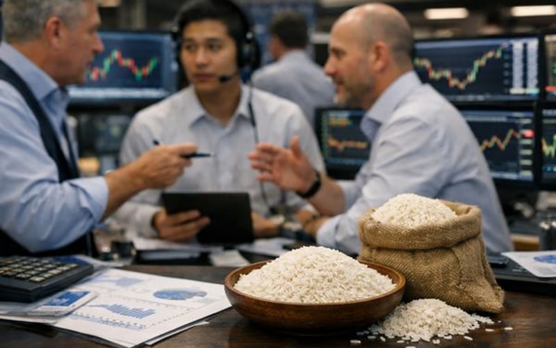 Rice market steadies as CBOT futures firm and Asian export prices ease