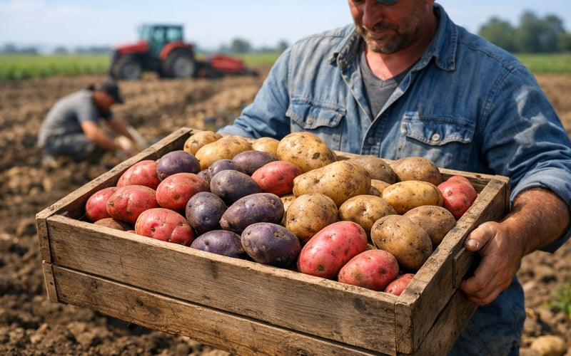 Colored Potatoes Tighten as Russet Quality Slips: Northern California Sets the Tone
