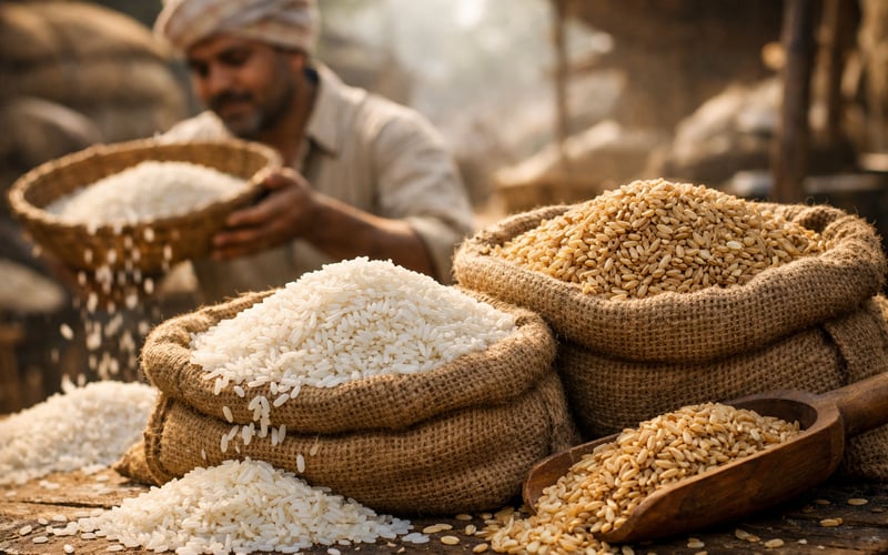 Tight Fine Rice Supply Supports Delhi Prices as Monsoon Kicks In