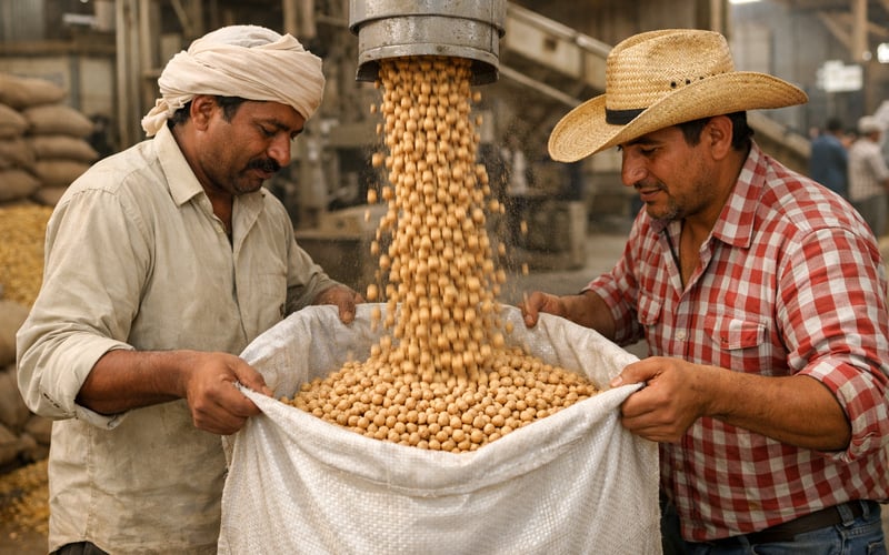 Chickpeas: India Softens, Mexico Firms as Short-Term Weather Stays Supportive