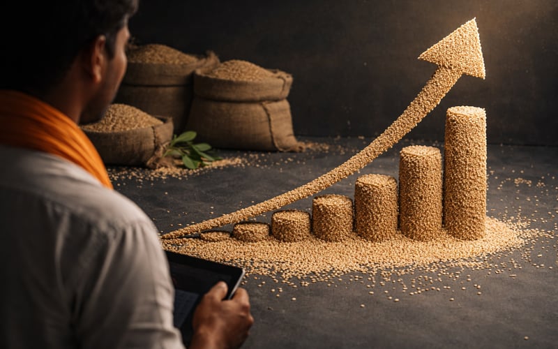 Indian MSP support sets a price floor as new sesame crop approaches