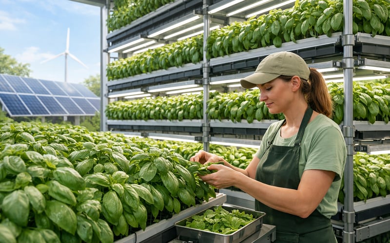 Prix stables du basilic biologique alors que l’origine égyptienne devient plus compétitive