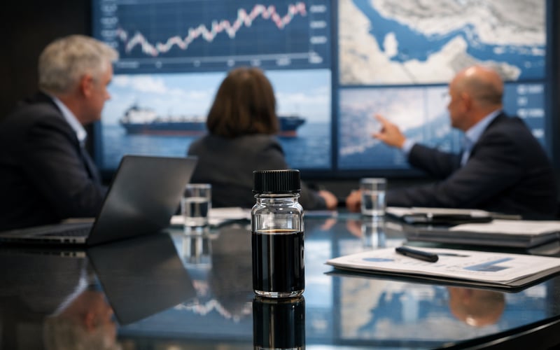 Crude Oil Slides as Hormuz Diplomacy Eases Risk Premium but Diesel Stays Tight