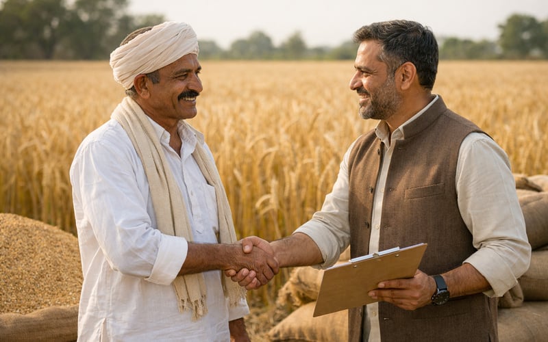 Wheat Softens in Delhi While Global Futures Stay Firm