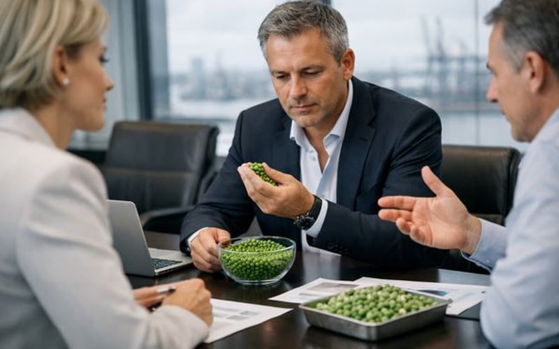 أسعار البازلاء الأوكرانية ثابتة في أوديسا حيث تفوق مخاطر اللوجستيات على الطلب المستقر