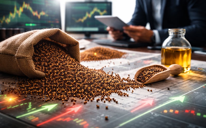 Indian Mustard Seed Softens as Mills Step Back Ahead of Rabi Season