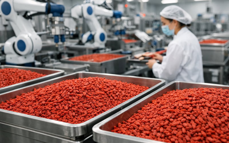 Goji Berry Prices Hold Steady as Ningxia Harvest Progresses Under Heat