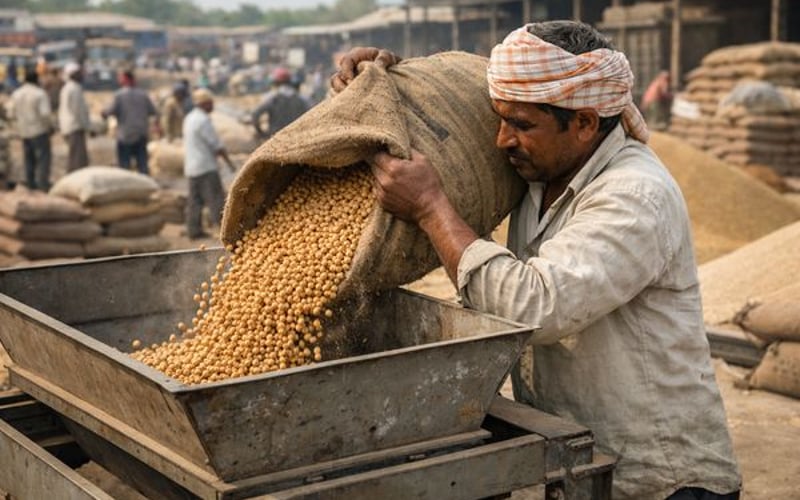 أسعار الحمص الهندي تنخفض قليلاً مع ارتفاع درجة الحرارة في مايو