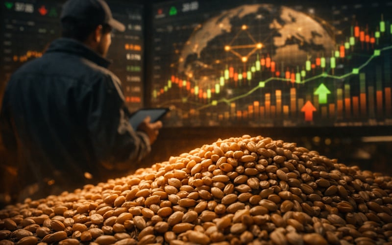 Wheat Softens on Indian Demand Lull While Coarse Grains Gain Ground