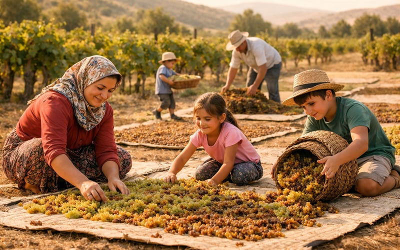 Turkish Raisin Prices Hold Steady as Warm, Dry Weather Supports Crop Prospects