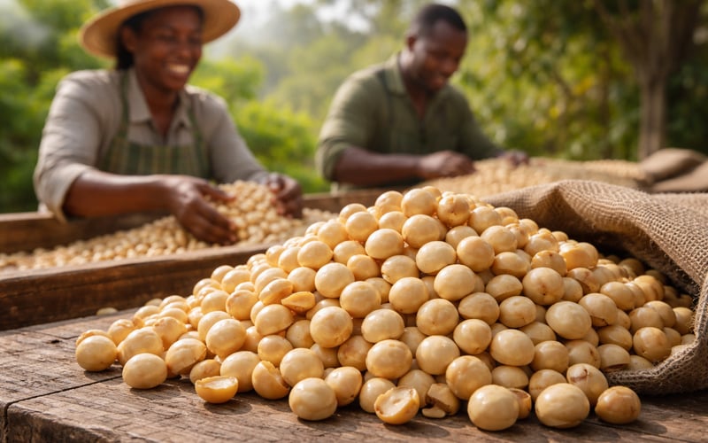 Kenyan Organic Macadamia FOB Prices Hold Firm as Weather Stays Mild