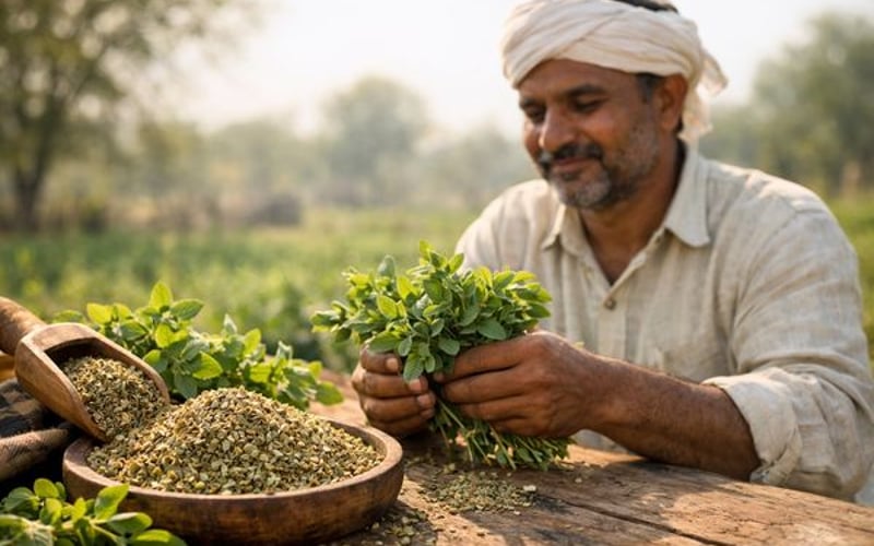 Indian Organic Oregano FOB Delhi: Flat Prices Amid Mild Weather Shift