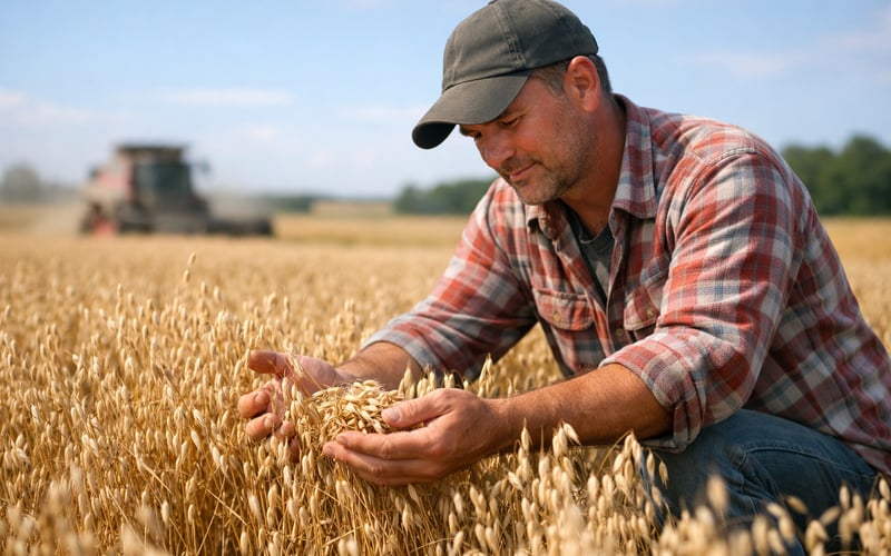Oat futures stabilise after sell‑off while cash prices stay flat