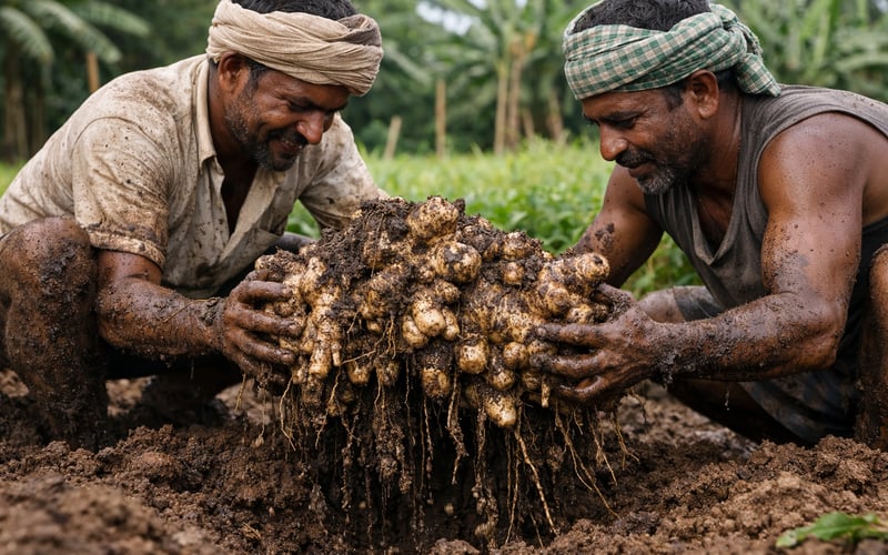 Indian Dried Ginger Inches Higher on Firm Export Interest and Weather Risks