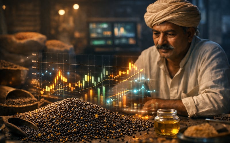 Indian Mustard Seed Prices Hold Firm as Monsoon Rains Spread Across North