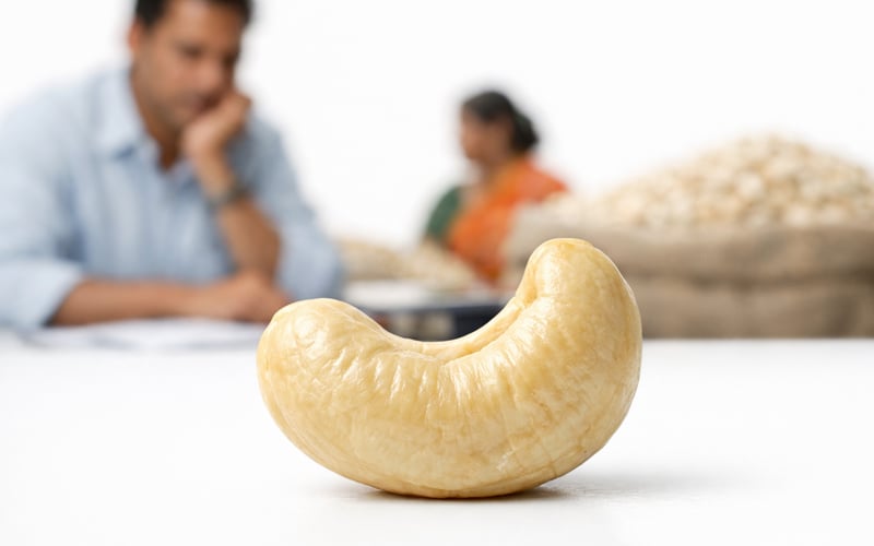 Cashew-Markt bleibt stabil, da Indien reichliches Angebot mit schwacher Nachfrage ausgleicht