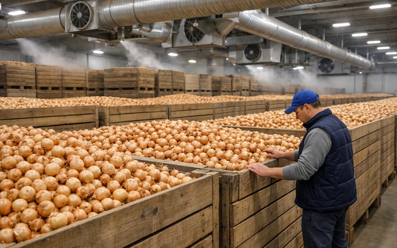 Polish Onion Prices Ease as Dried Imports Stay Competitive