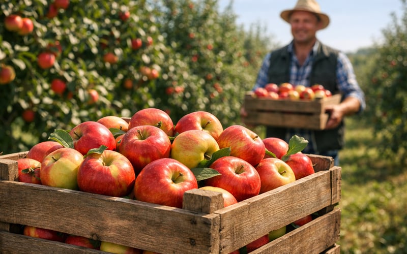 Moldovan Apple Exports Surge in June While Processed Prices Stay Firm