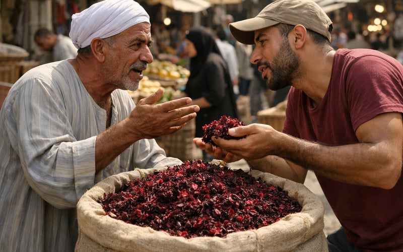 Egyptian Hibiscus FOB Cairo Holds Steady Amid Hot Weather and Firm Freight