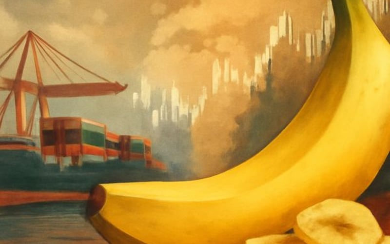 Banana deshidratizada: firmeza en PH y prima sostenida en Vietnam