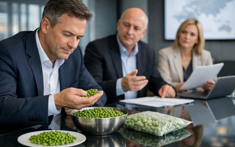 Ukrainian Pea Prices Ease as Black Sea Risk Premium Builds