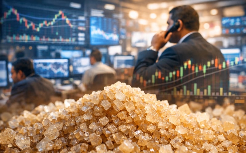 India’s Sugar Clampdown Cools Rally but Festive Demand Keeps Floor Under Prices